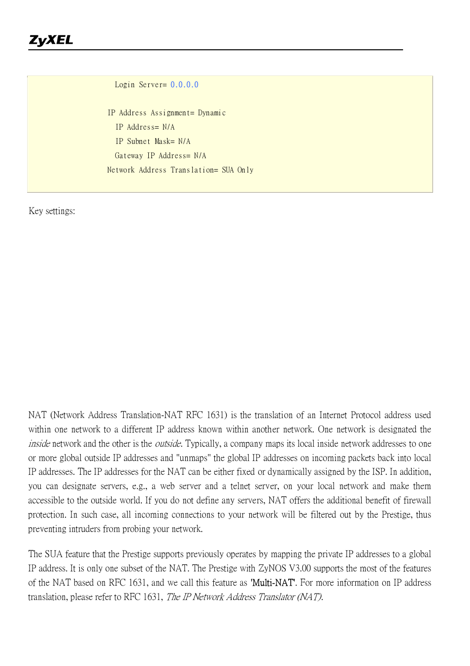 ZyXEL Communications 2304R-P1 User Manual | Page 86 / 124