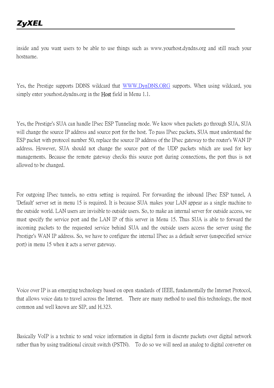 ZyXEL Communications 2304R-P1 User Manual | Page 90 / 124
