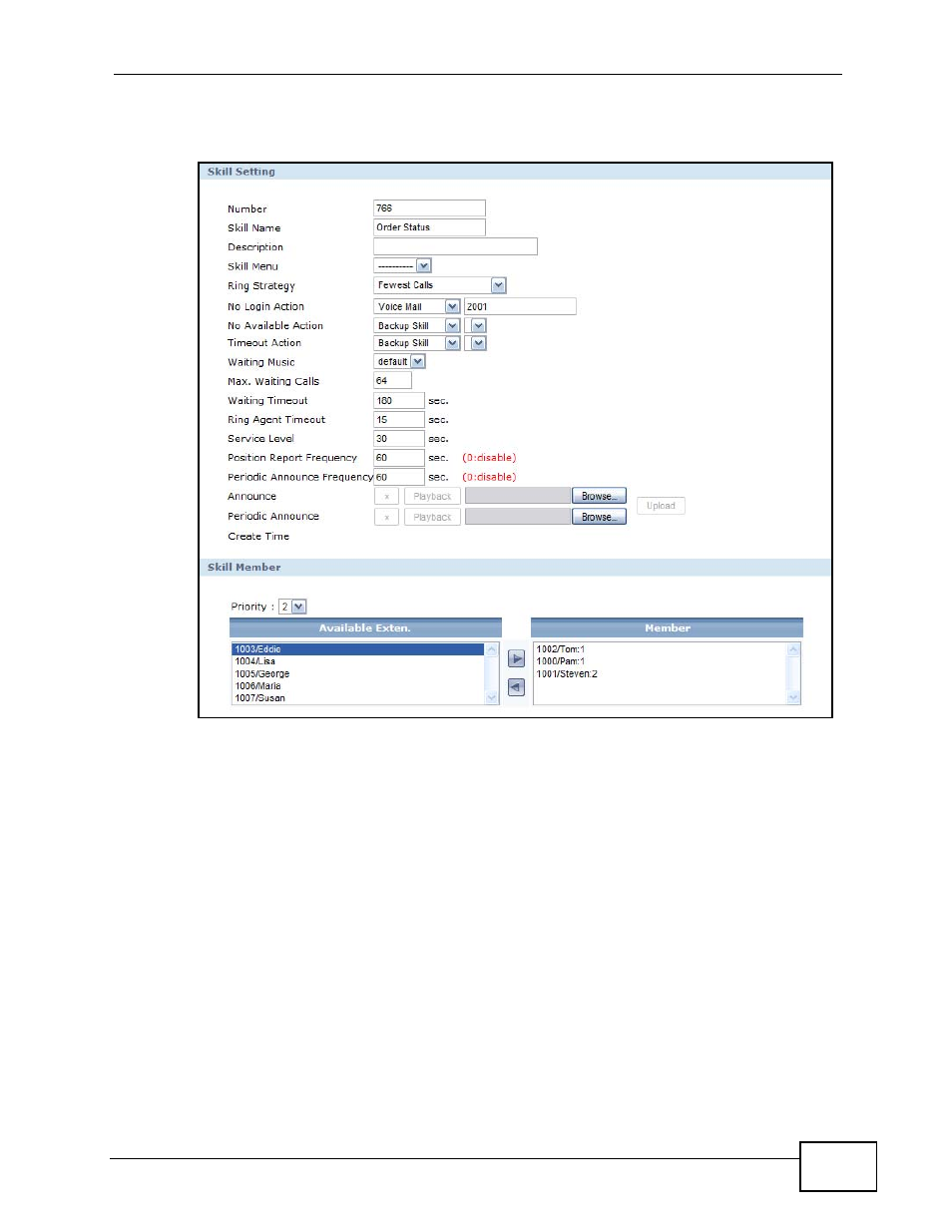 ZyXEL Communications IP PBX X6004 User Manual | Page 107 / 592