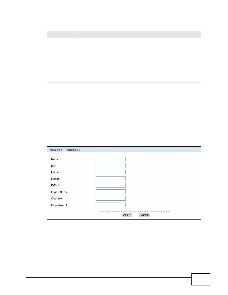 1 local phonebook add/edit screen, Figure 86 local phonebook add/edit screen | ZyXEL Communications IP PBX X6004 User Manual | Page 201 / 592