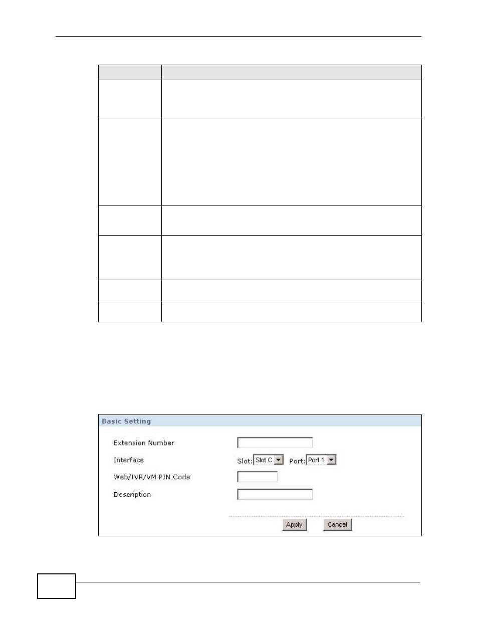 11 the add an fxs extension screen, Figure 108 add an fxs extension | ZyXEL Communications IP PBX X6004 User Manual | Page 236 / 592