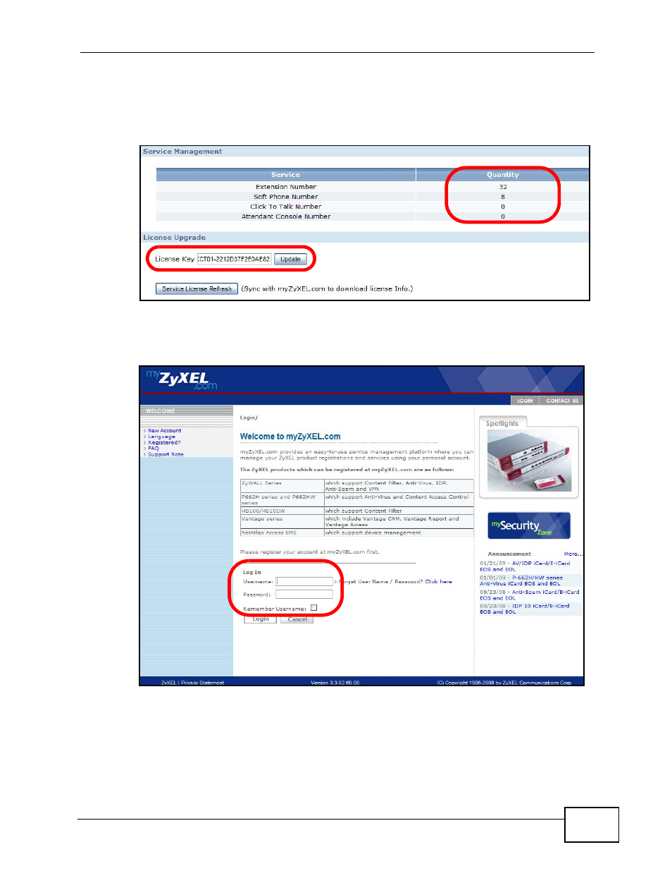 ZyXEL Communications IP PBX X6004 User Manual | Page 261 / 592