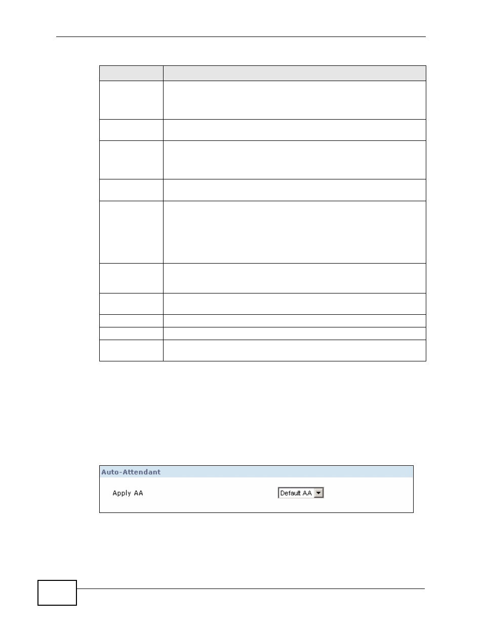 2 auto-attendant for incoming pri calls, Figure 149 aa for incoming pri calls | ZyXEL Communications IP PBX X6004 User Manual | Page 286 / 592