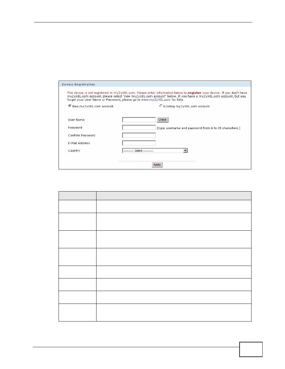 2 the registration screen, Figure 280 license control > registration, Table 189 license control > registration | ZyXEL Communications IP PBX X6004 User Manual | Page 481 / 592