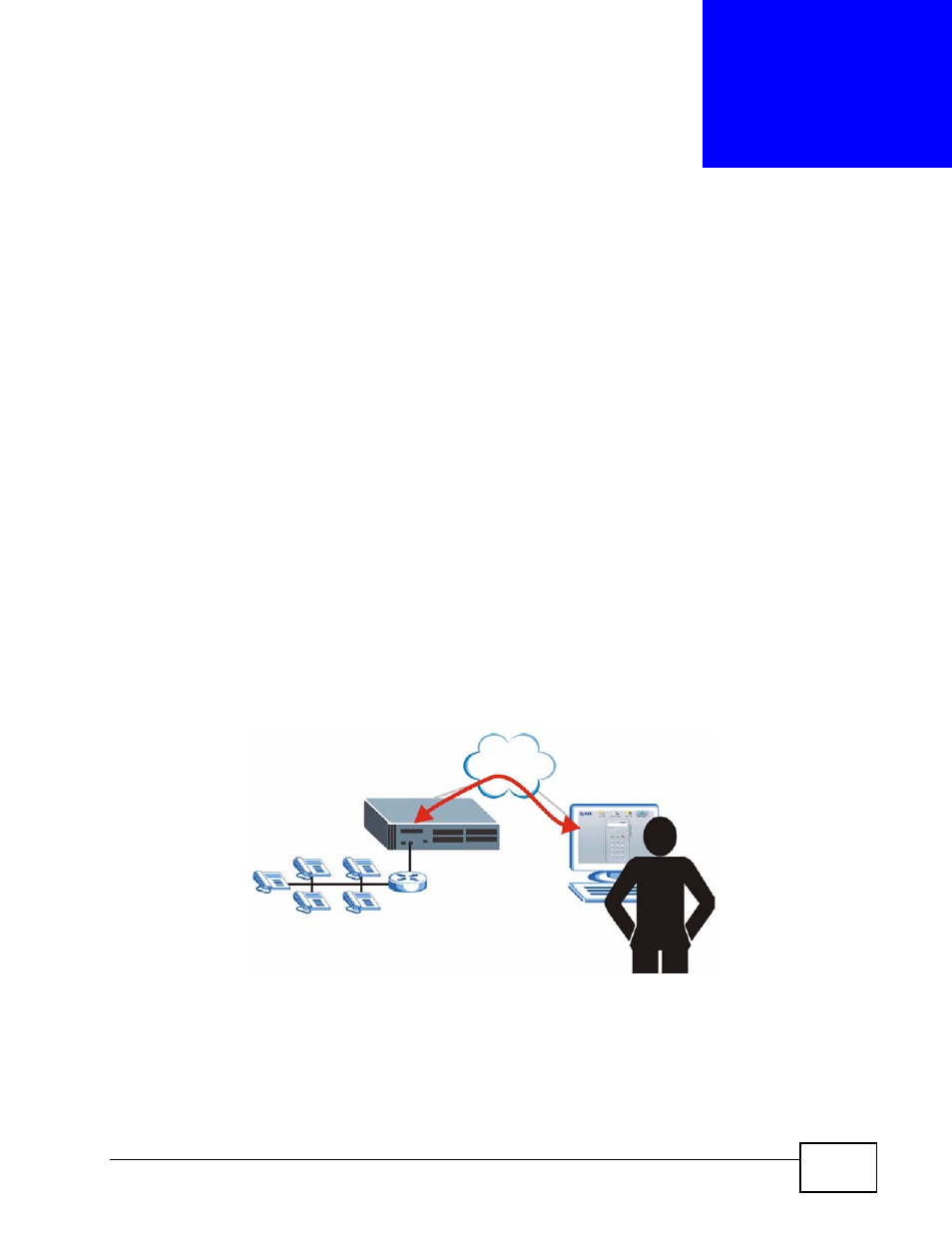 Web portal, 1 overview, Chapter 36 web portal | Figure 283 web portal overview | ZyXEL Communications IP PBX X6004 User Manual | Page 487 / 592