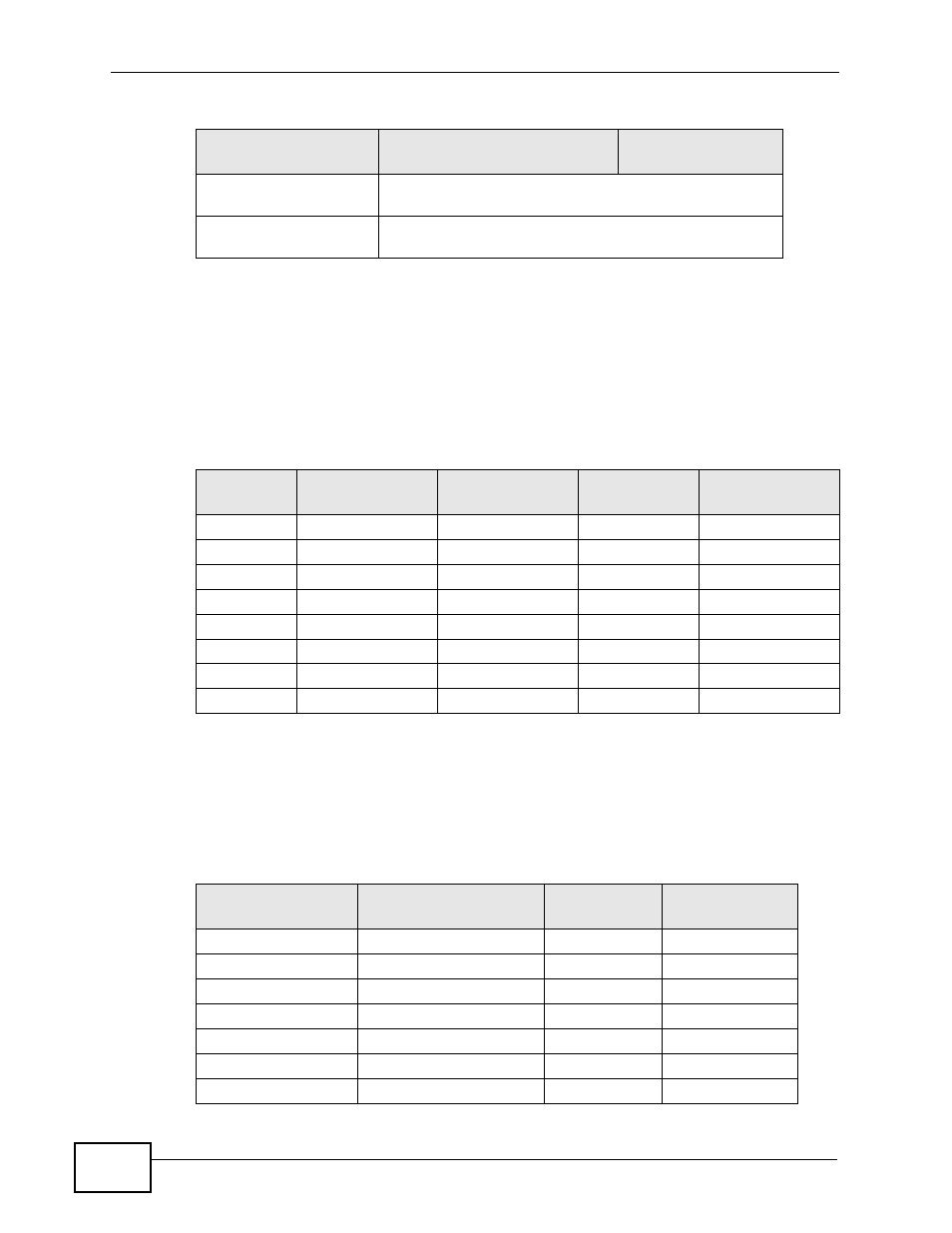 Table 218 eight subnets, Table 219 24-bit network number subnet planning, 538 example: eight subnets | Subnet planning | ZyXEL Communications IP PBX X6004 User Manual | Page 538 / 592