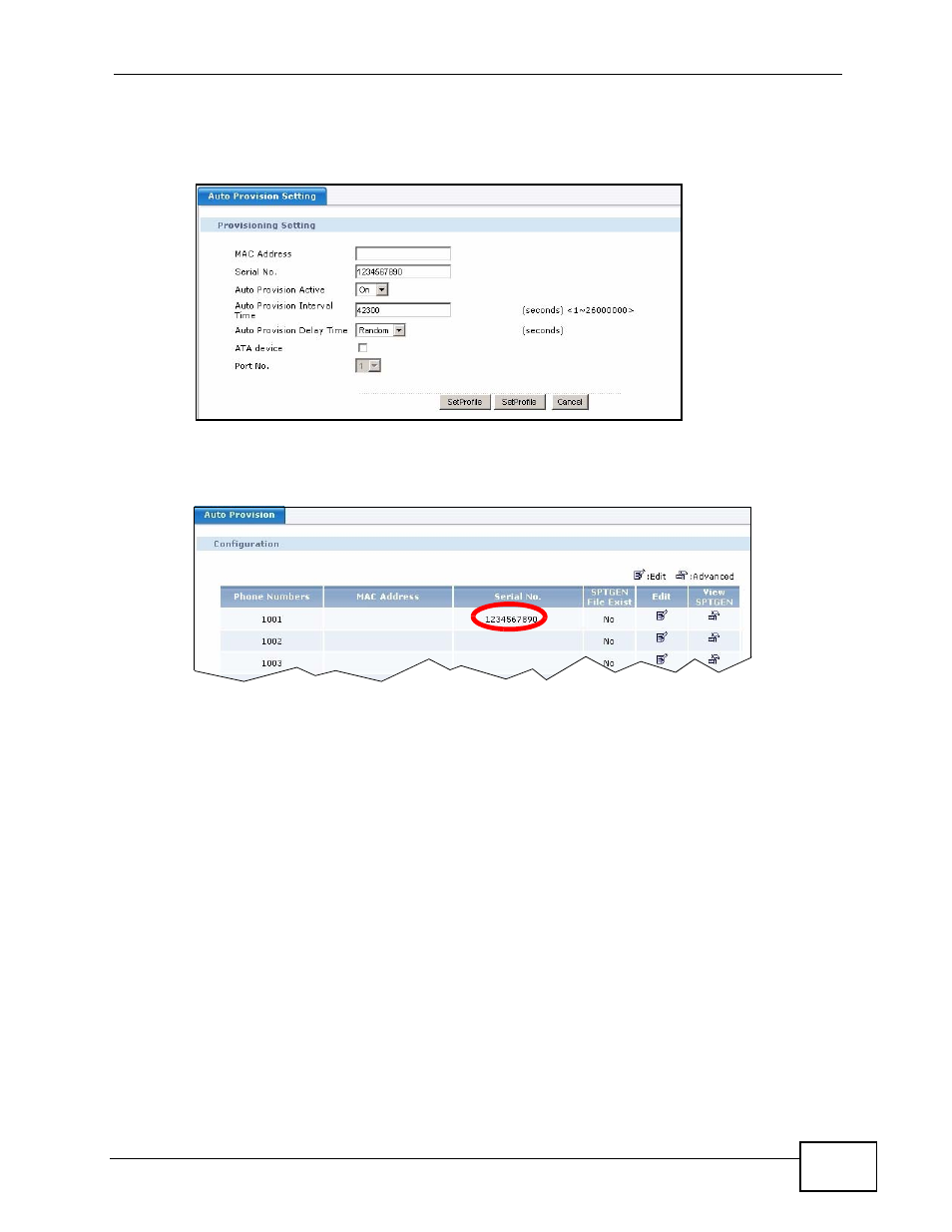 1 configuring the ip phones for auto provisioning | ZyXEL Communications IP PBX X6004 User Manual | Page 63 / 592
