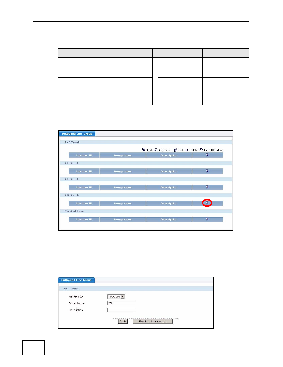 Table 3 sample voip account information | ZyXEL Communications IP PBX X6004 User Manual | Page 72 / 592