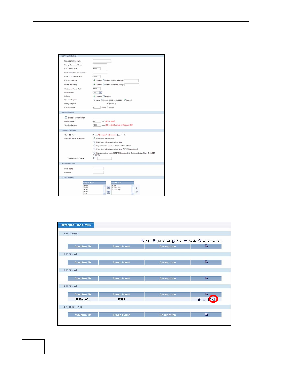 ZyXEL Communications IP PBX X6004 User Manual | Page 74 / 592
