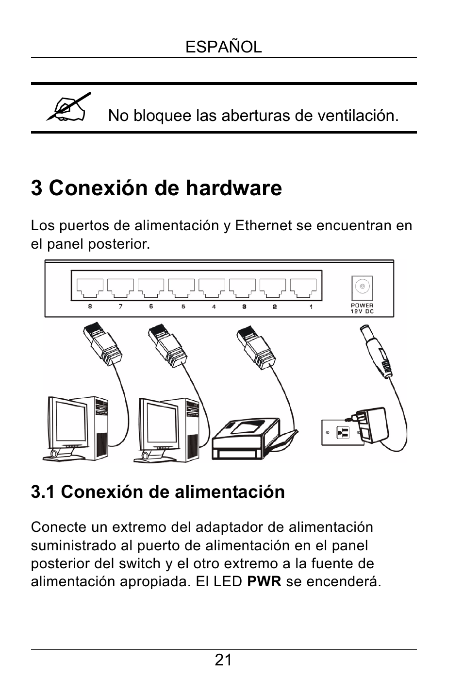 ZyXEL Communications GS-105B/108B User Manual | Page 21 / 48