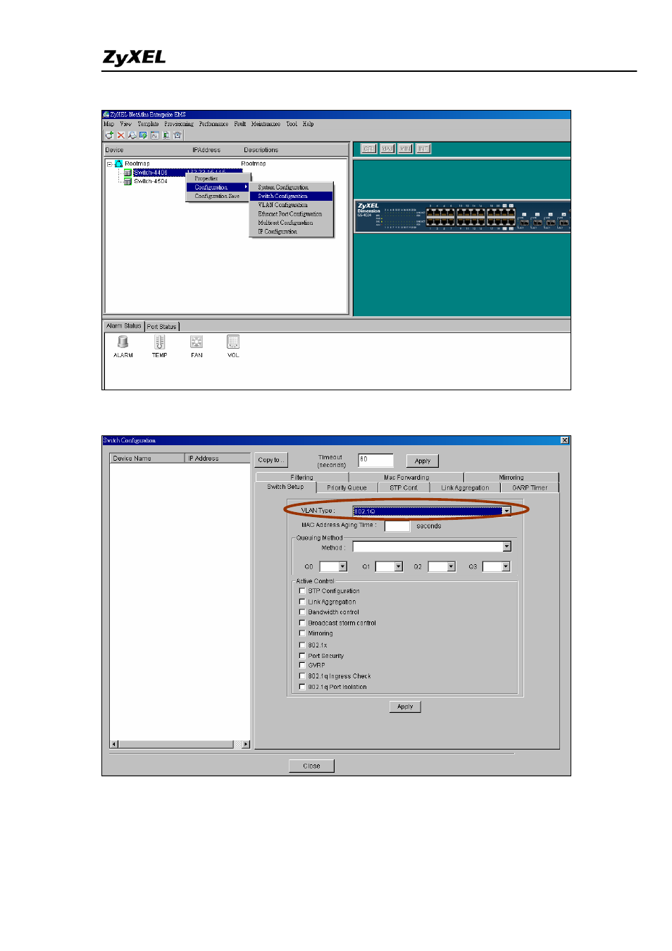 ZyXEL Communications ES-4024A User Manual | Page 105 / 128