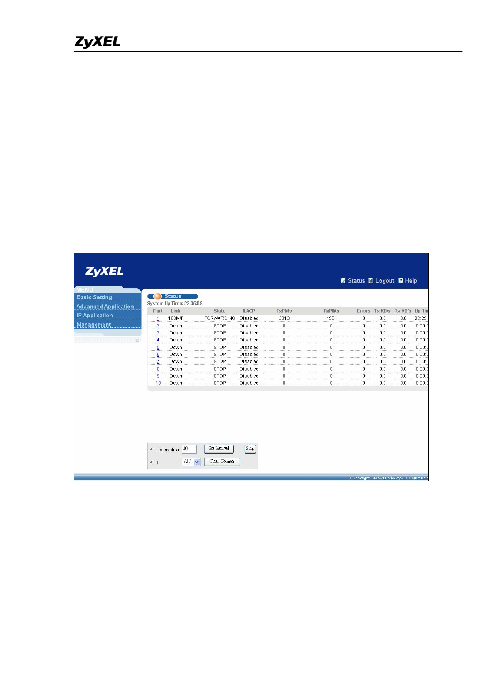 ZyXEL Communications ES-4024A User Manual | Page 36 / 128