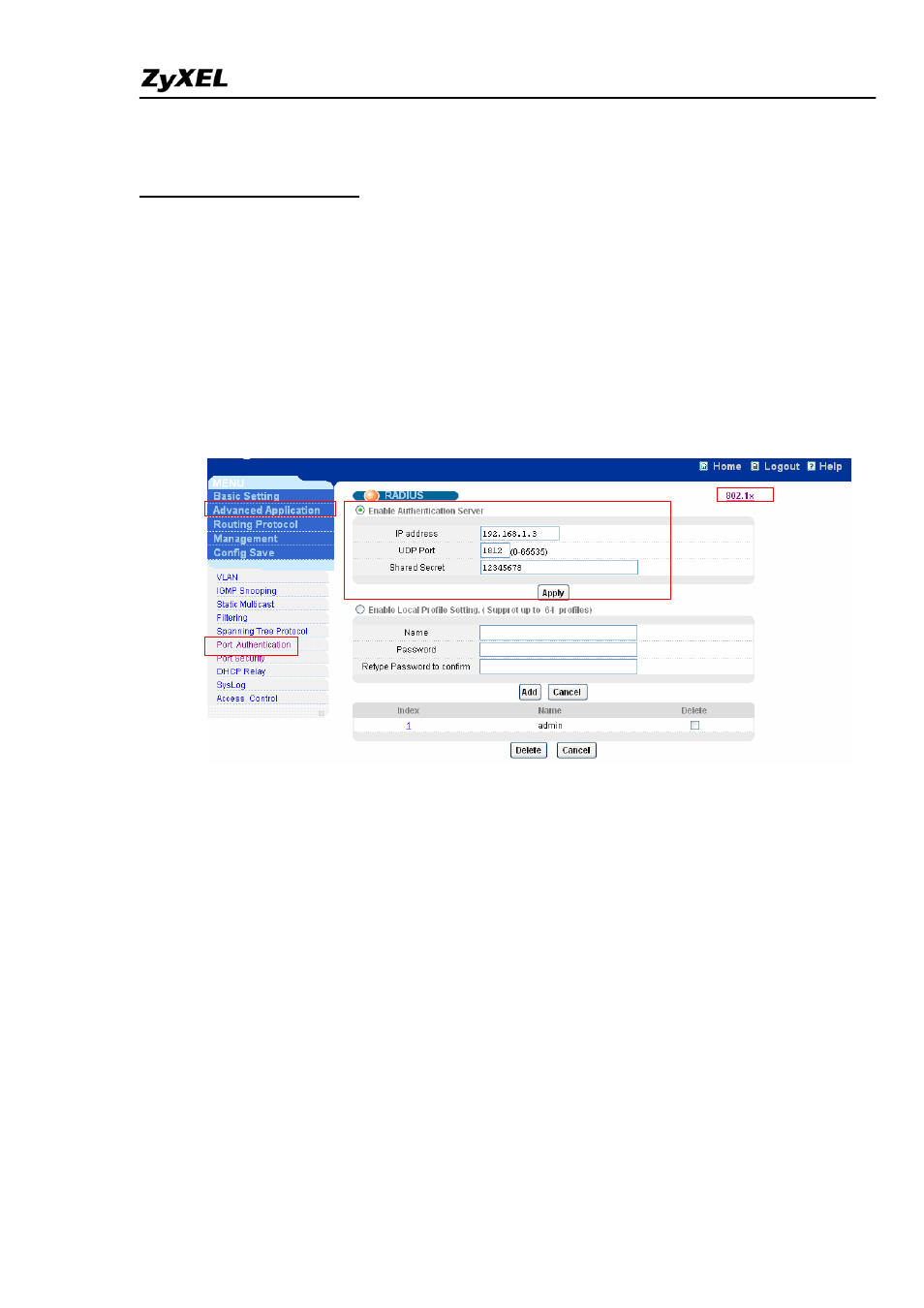 ZyXEL Communications ES-4024A User Manual | Page 73 / 128