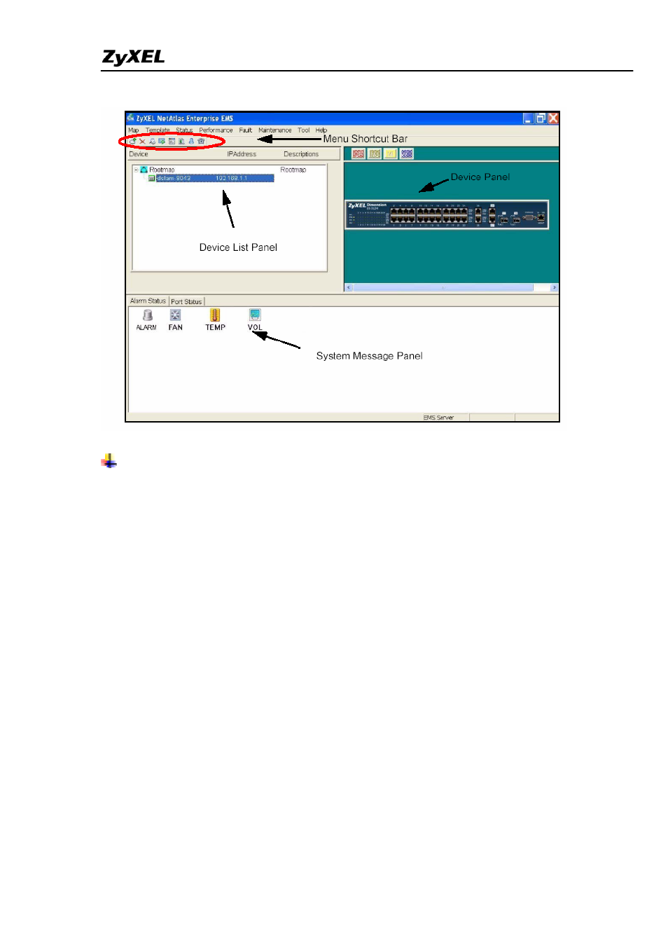 Configuration of adding a new device via snmpc | ZyXEL Communications ES-4024A User Manual | Page 97 / 128