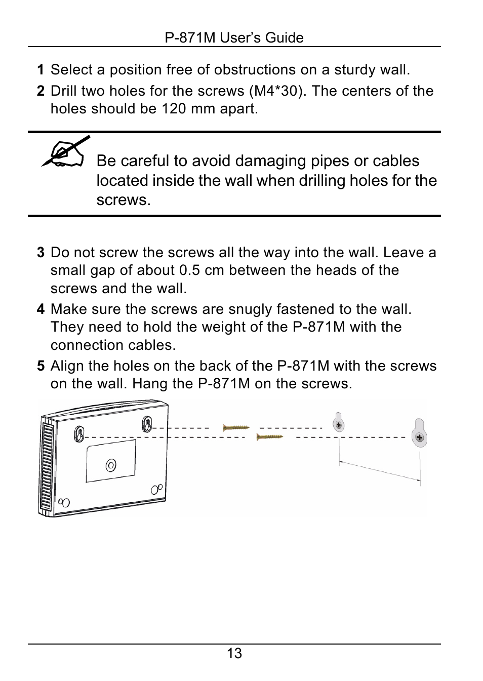 ZyXEL Communications P-871M User Manual | Page 13 / 26