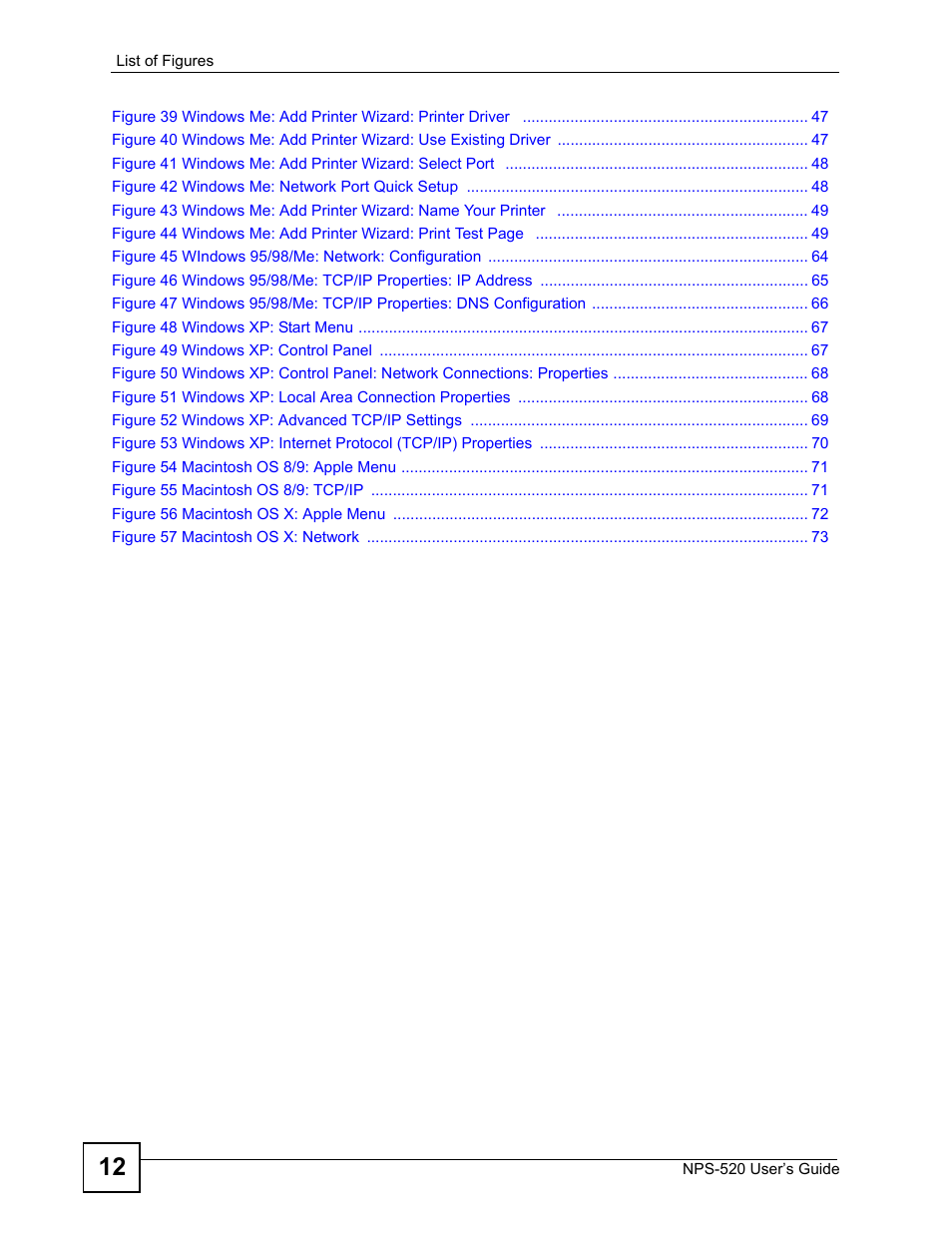 ZyXEL Communications NPS-520 User Manual | Page 12 / 84