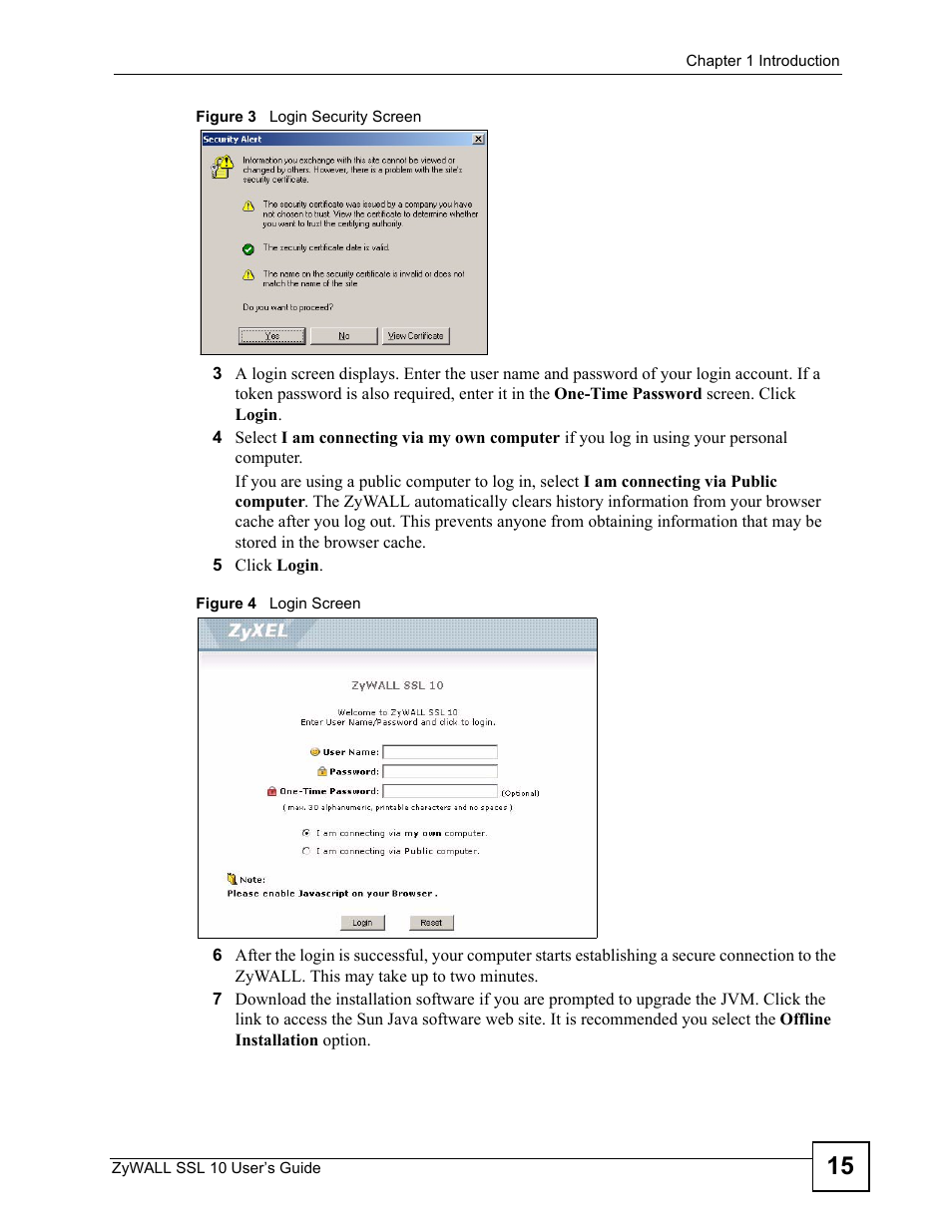 ZyXEL Communications ZyWALL SSL 10 User Manual | Page 15 / 64
