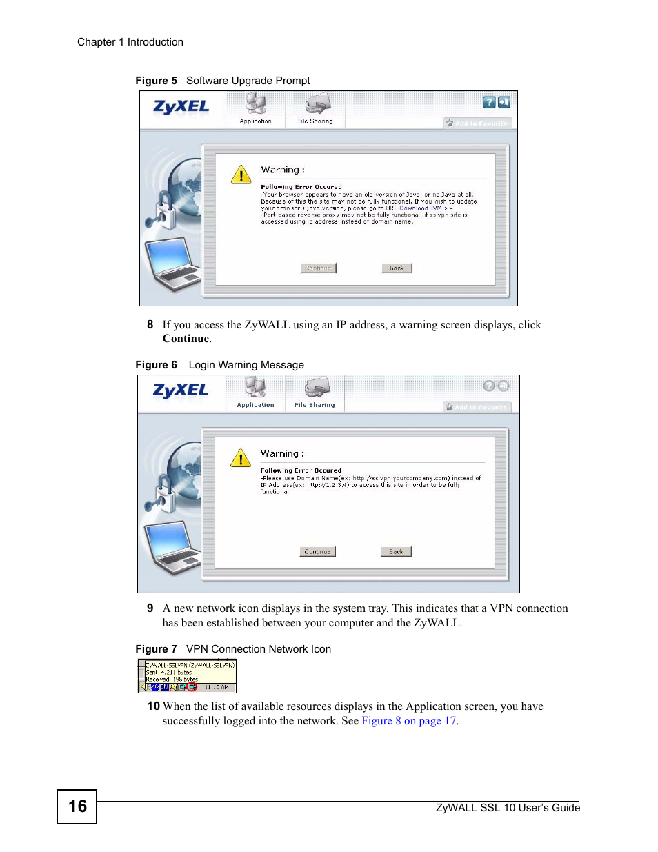 ZyXEL Communications ZyWALL SSL 10 User Manual | Page 16 / 64