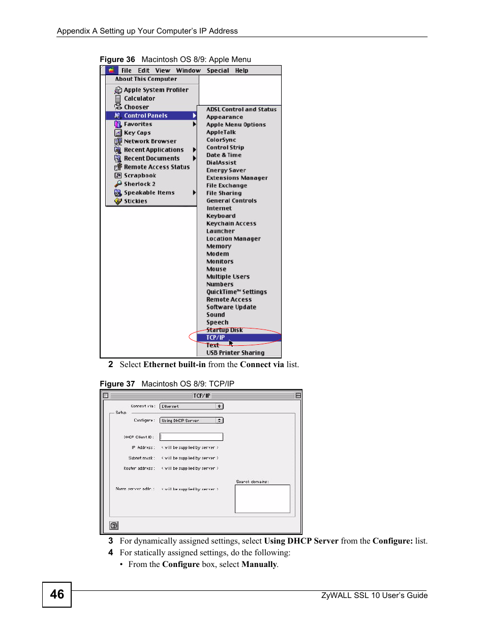 ZyXEL Communications ZyWALL SSL 10 User Manual | Page 46 / 64