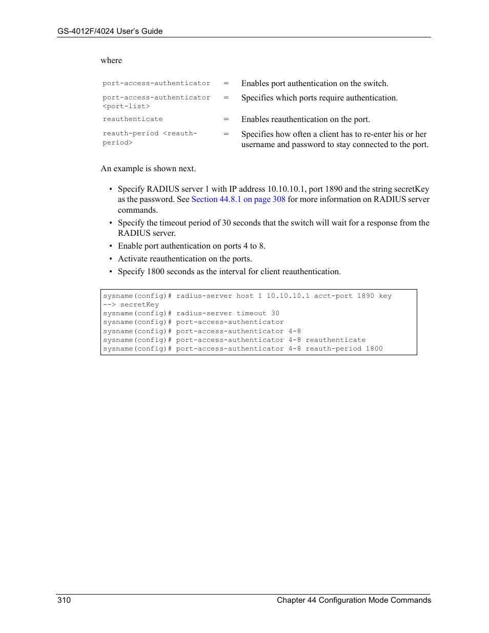 ZyXEL Communications GS-4012F/4024 User Manual | Page 311 / 363