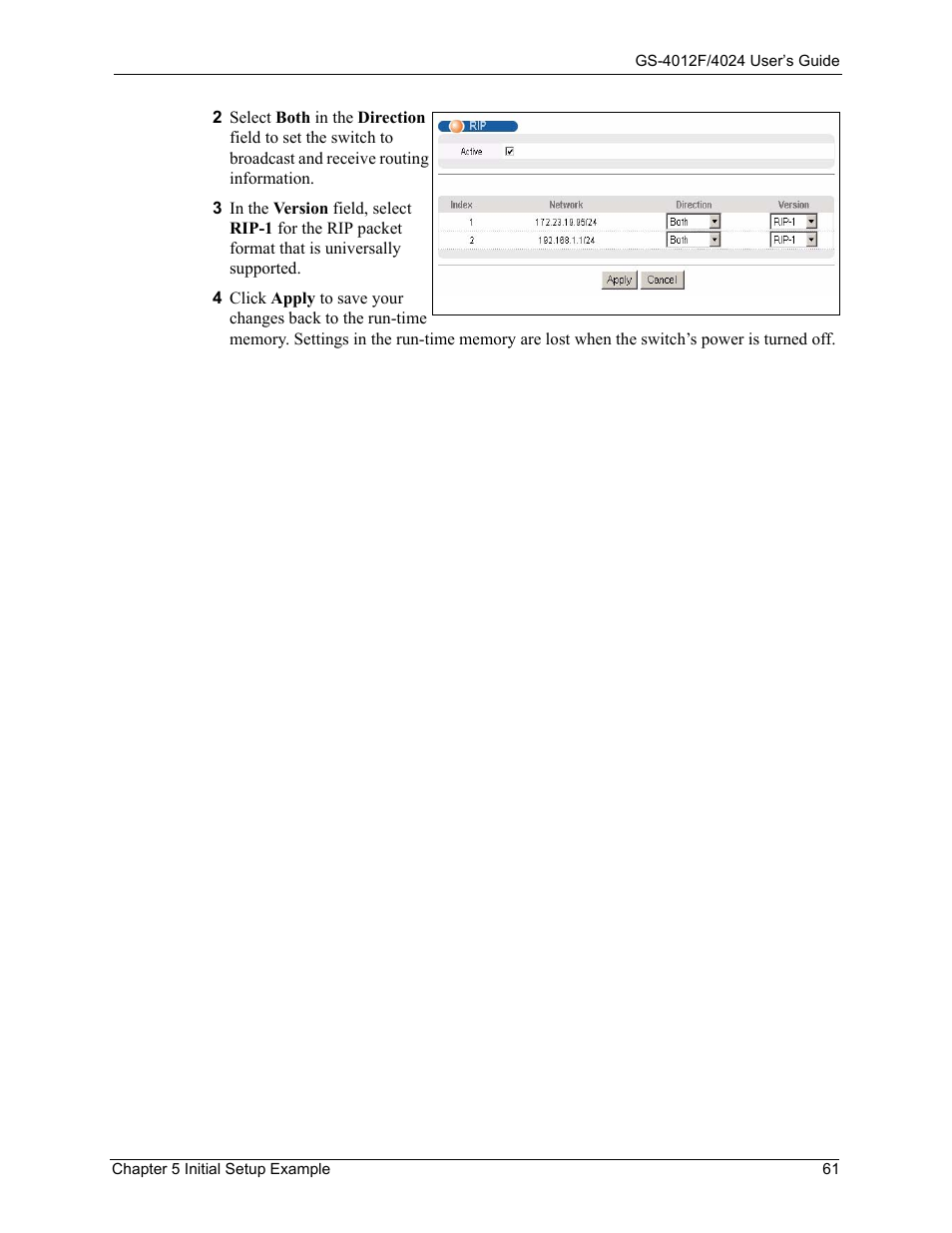 ZyXEL Communications GS-4012F/4024 User Manual | Page 62 / 363
