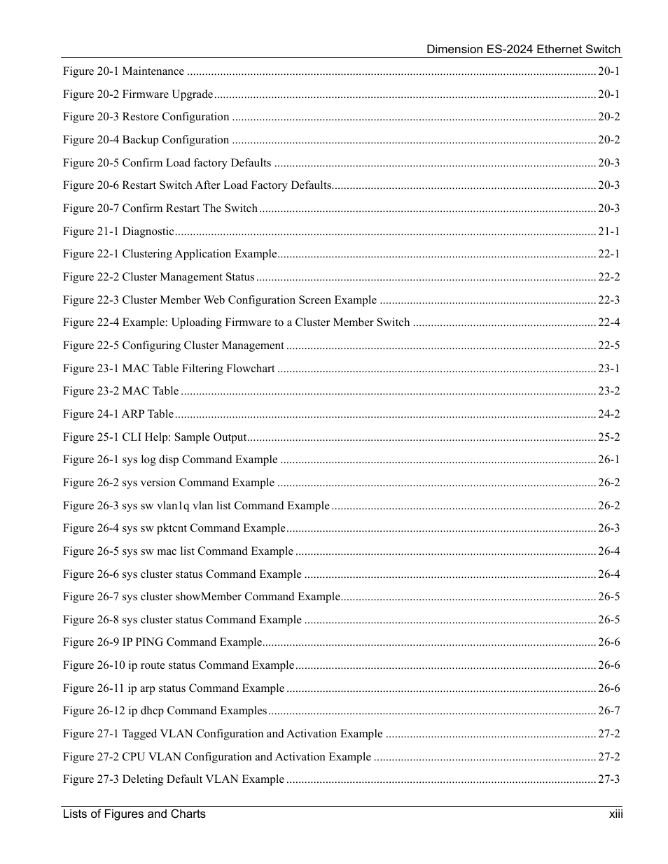 ZyXEL Communications ZyXEL Dimension ES-2024 User Manual | Page 13 / 195