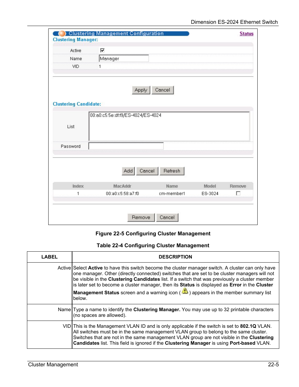 ZyXEL Communications ZyXEL Dimension ES-2024 User Manual | Page 143 / 195