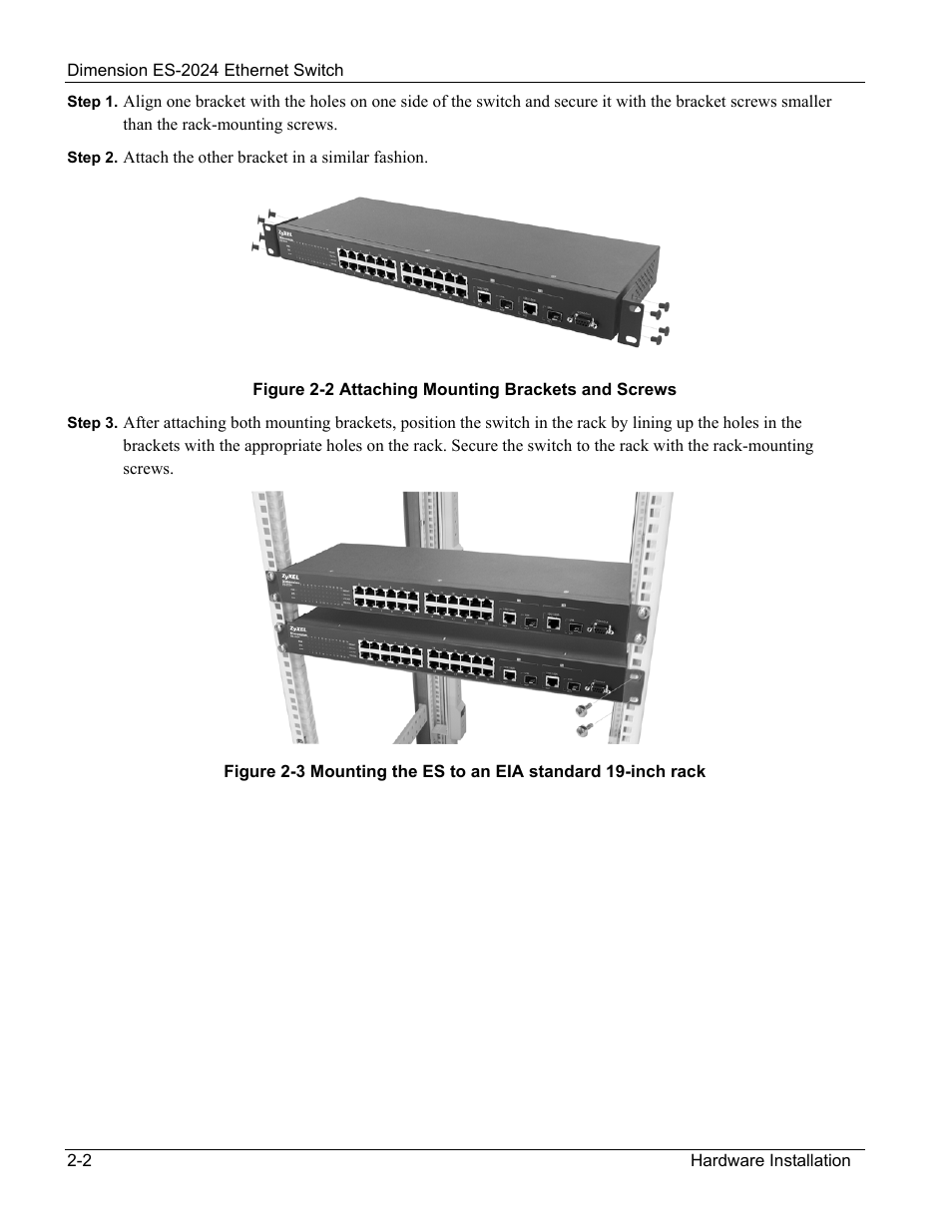 ZyXEL Communications ZyXEL Dimension ES-2024 User Manual | Page 30 / 195