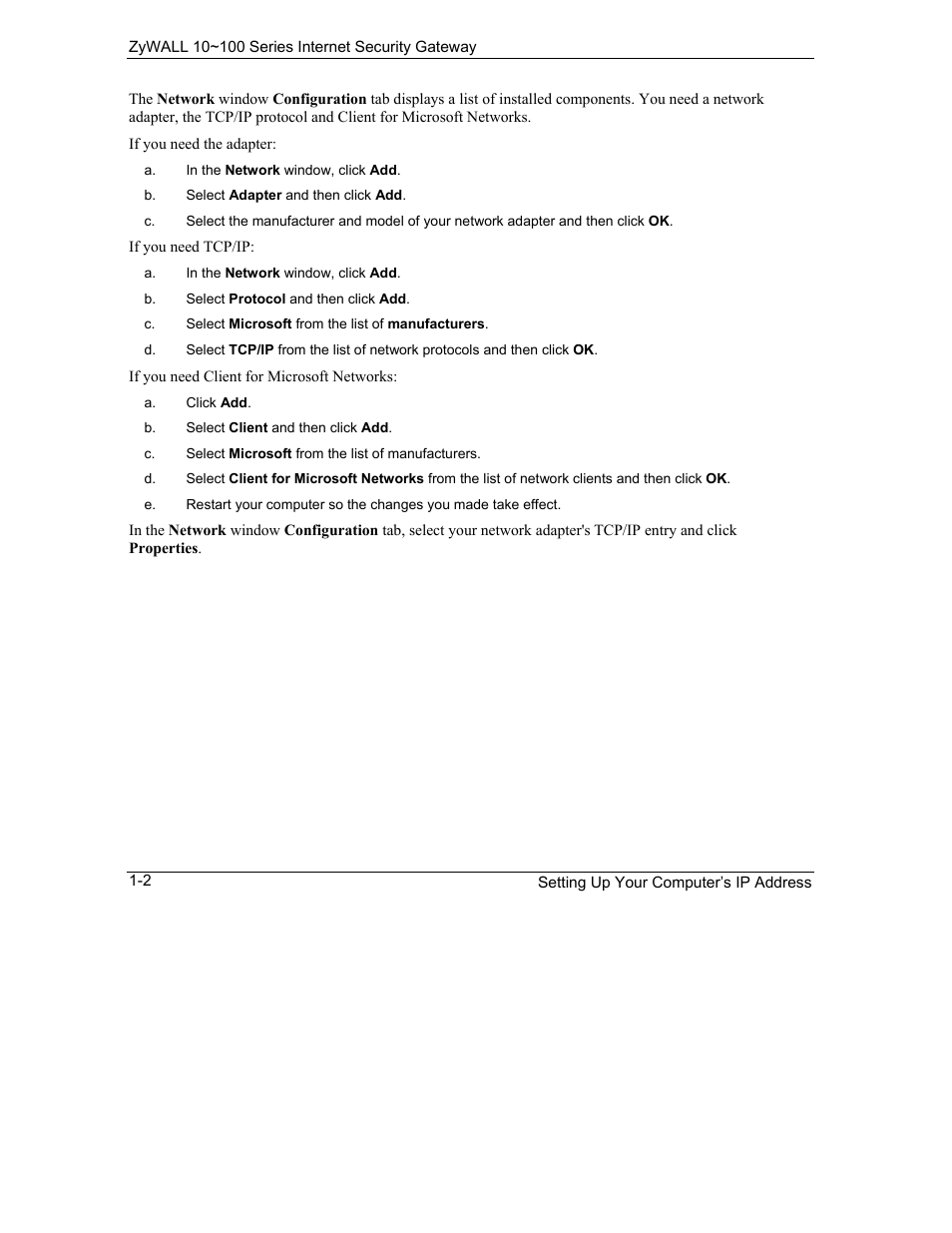 ZyXEL Communications Internet Security Gateway 10~100 Series User Manual | Page 18 / 96