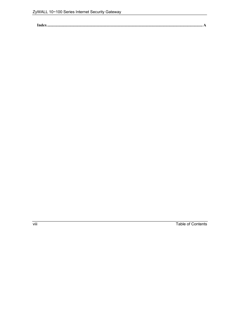 ZyXEL Communications Internet Security Gateway 10~100 Series User Manual | Page 8 / 96