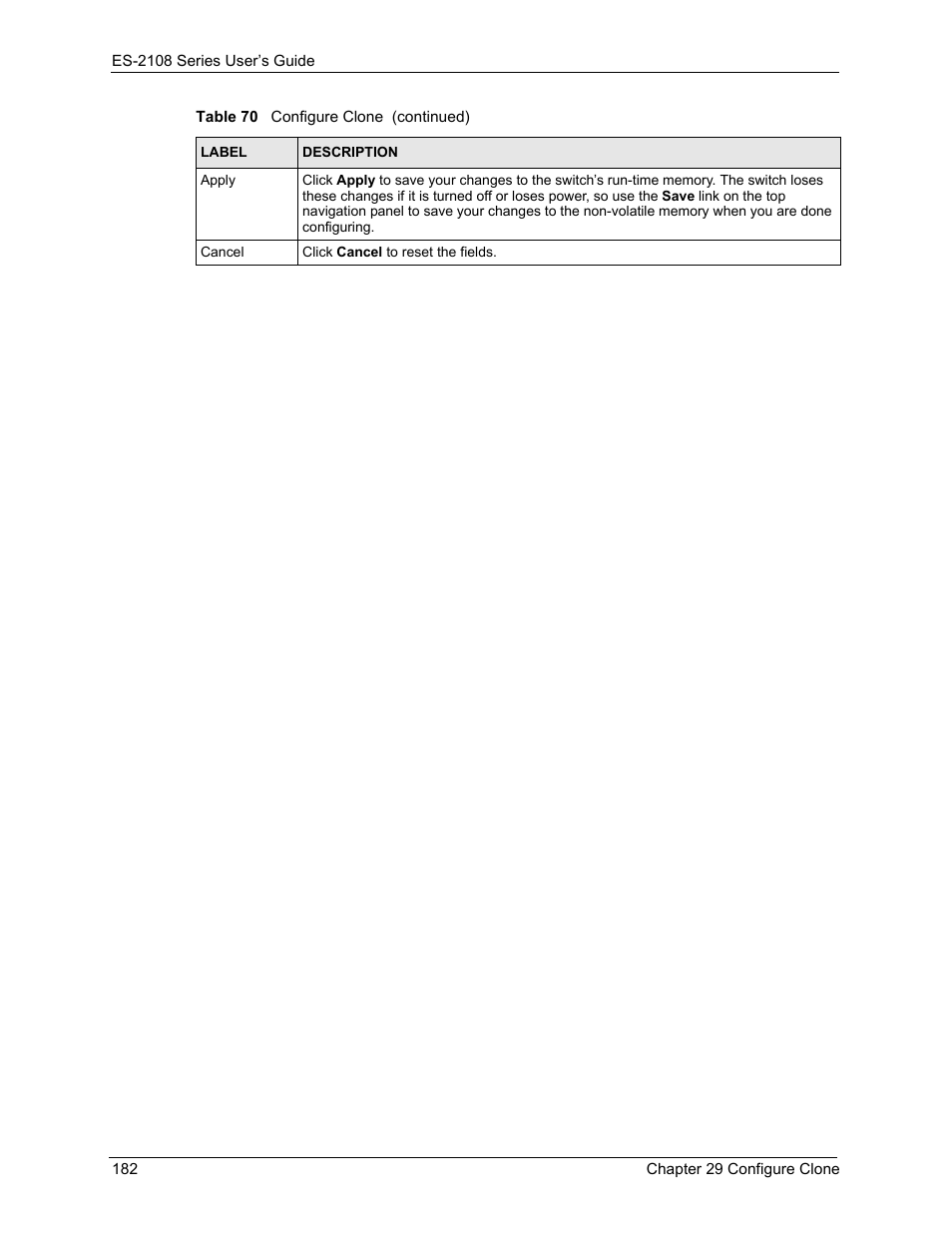 ZyXEL Communications ZyXEL Dimension ES-2108 User Manual | Page 182 / 277