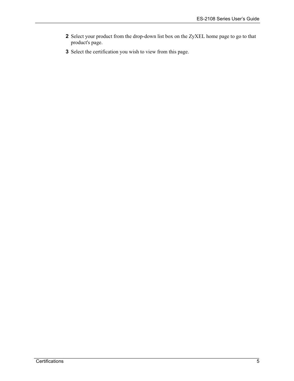 ZyXEL Communications ZyXEL Dimension ES-2108 User Manual | Page 5 / 277