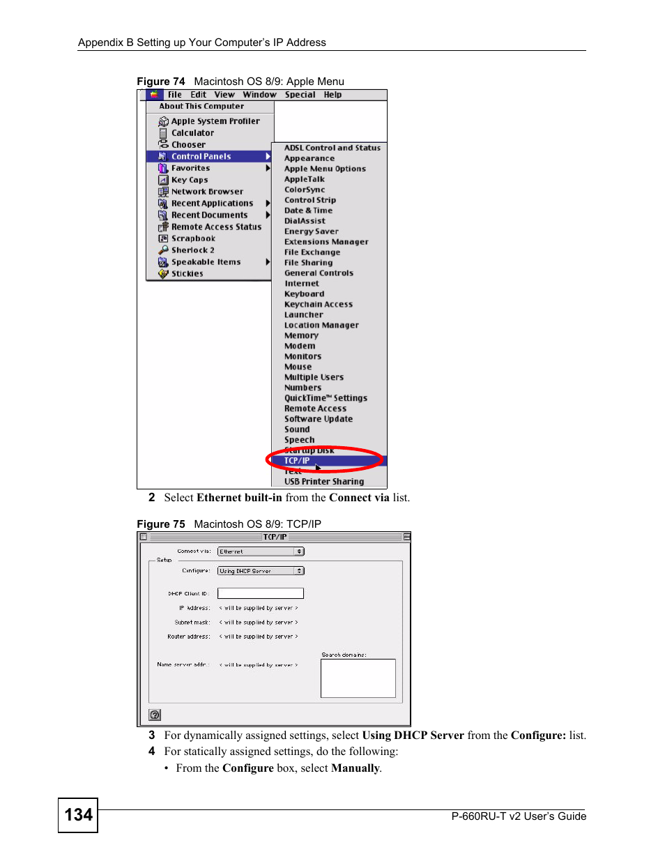ZyXEL Communications P-660RU-T V2 User Manual | Page 134 / 168