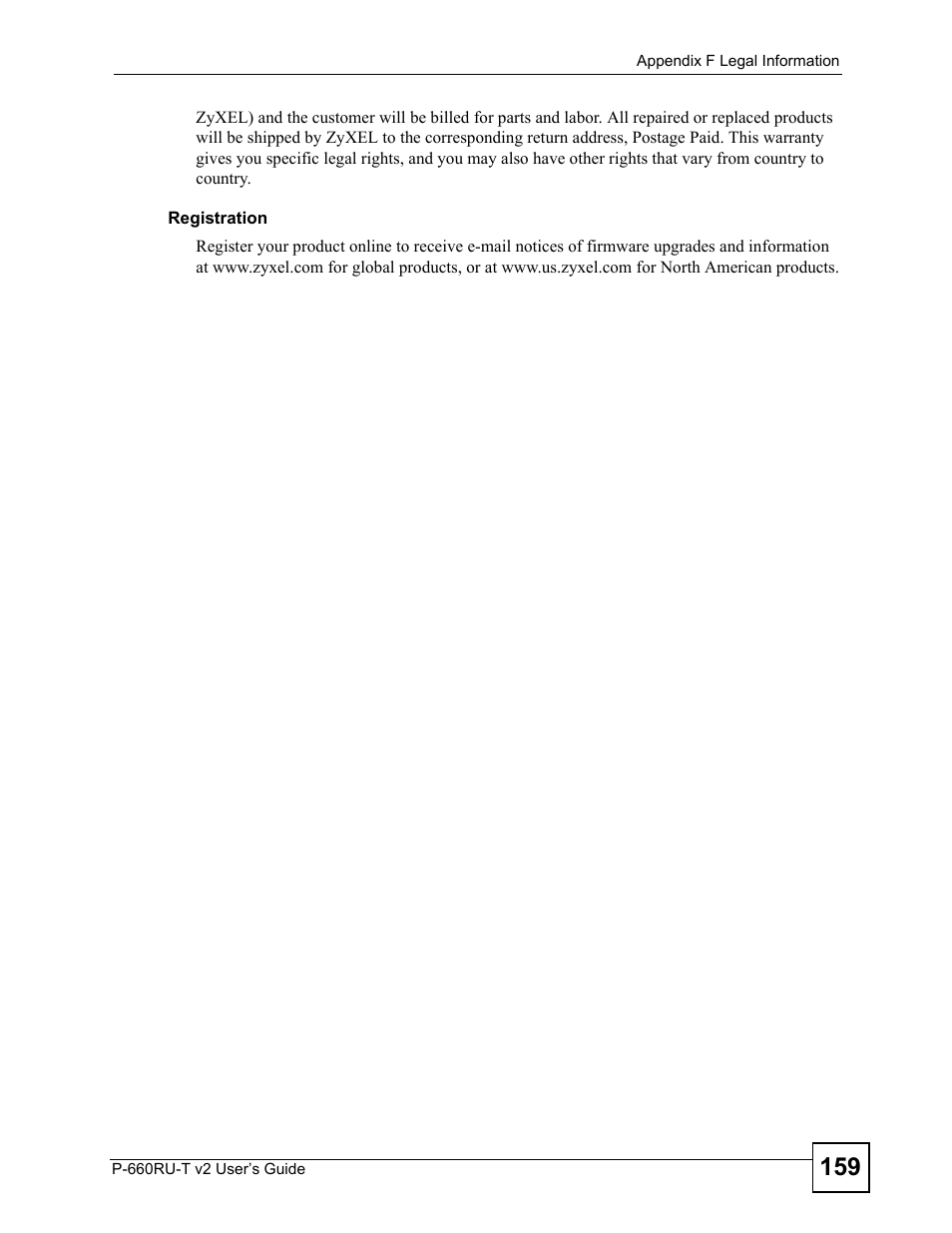 ZyXEL Communications P-660RU-T V2 User Manual | Page 159 / 168