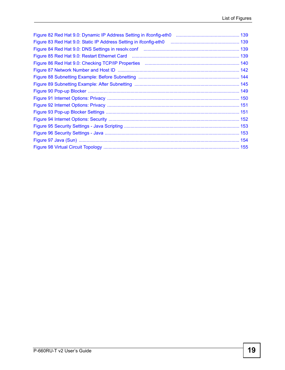 ZyXEL Communications P-660RU-T V2 User Manual | Page 19 / 168