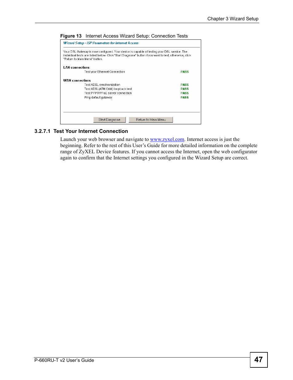 ZyXEL Communications P-660RU-T V2 User Manual | Page 47 / 168