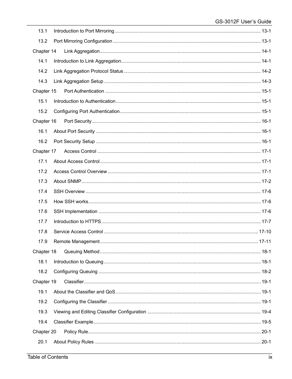 ZyXEL Communications ZyXEL Dimension GS-3012F User Manual | Page 11 / 237