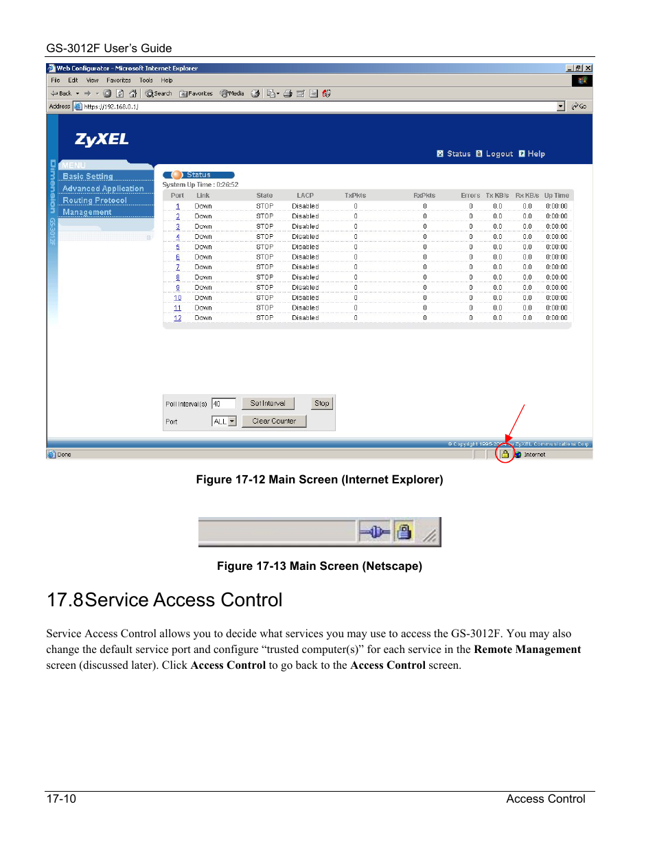 8 service access control | ZyXEL Communications ZyXEL Dimension GS-3012F User Manual | Page 130 / 237