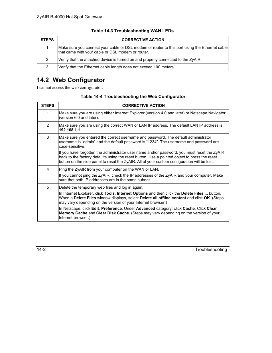 Web configurator, 2 web configurator | ZyXEL Communications ZyXEL ZyAIR B-4000 User Manual | Page 112 / 161