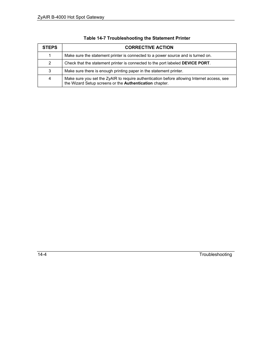 ZyXEL Communications ZyXEL ZyAIR B-4000 User Manual | Page 114 / 161