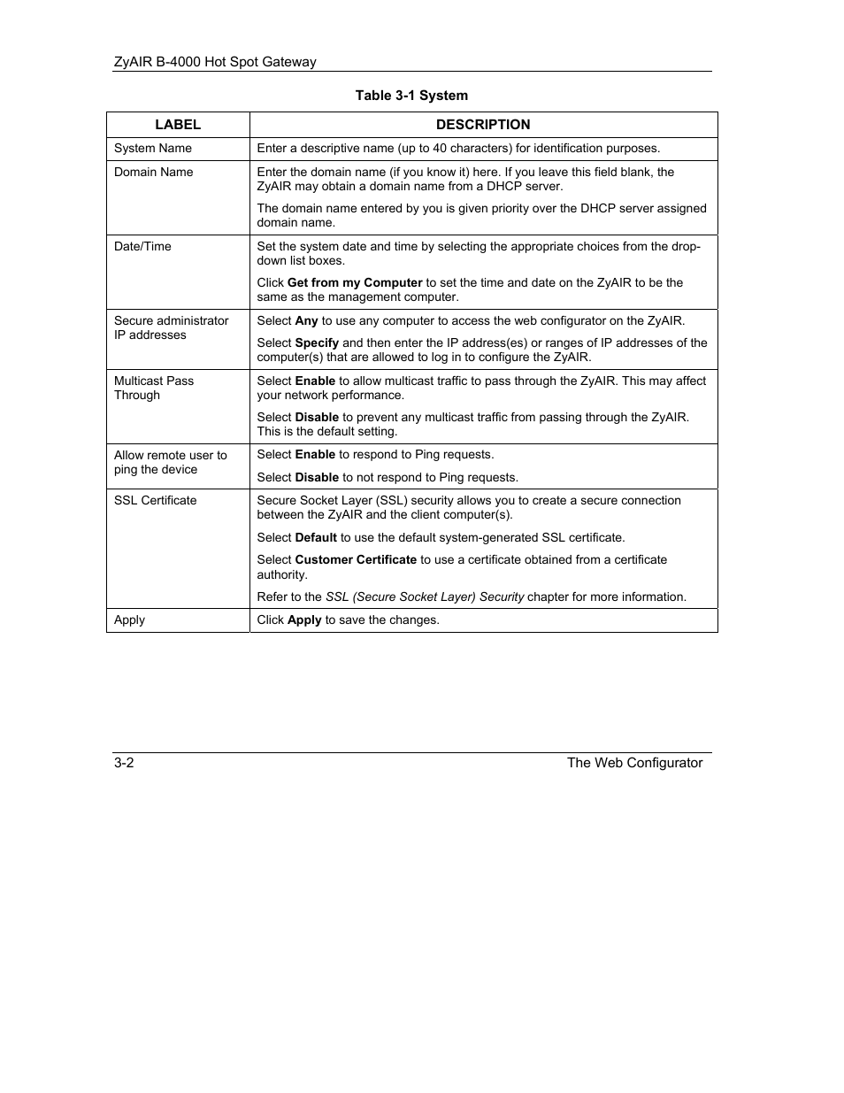 ZyXEL Communications ZyXEL ZyAIR B-4000 User Manual | Page 34 / 161