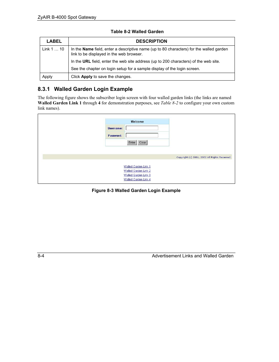 ZyXEL Communications ZyXEL ZyAIR B-4000 User Manual | Page 68 / 161