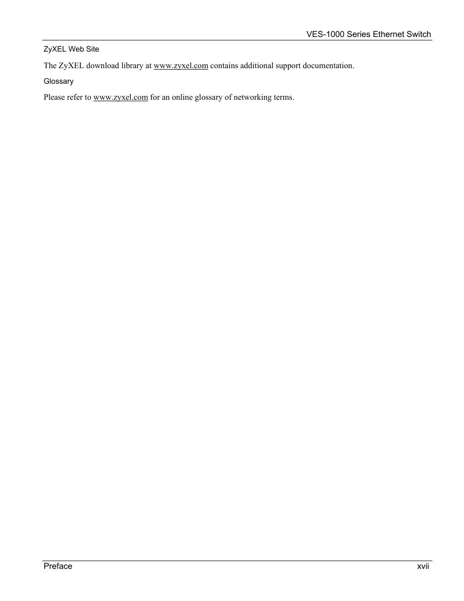 ZyXEL Communications VES-1000 User Manual | Page 17 / 155