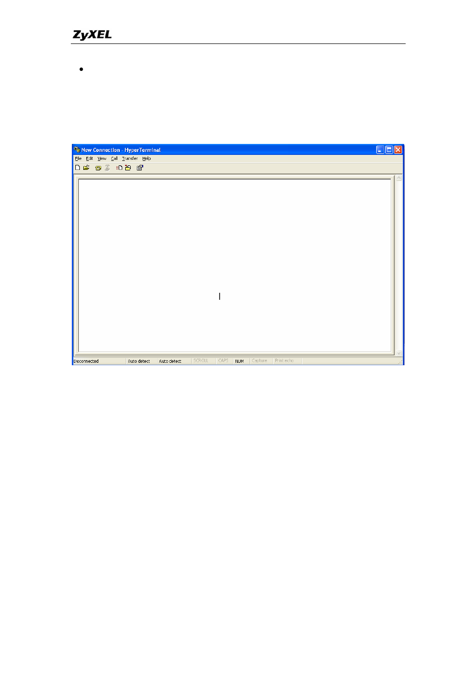 Capture the detailed logs by hyper terminal | ZyXEL Communications P-660H-TX User Manual | Page 81 / 89