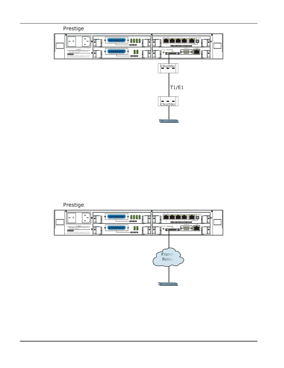 Configuring the wan port for frame relay, Standards, 2 configuring the wan port for frame relay | 1 standards | ZyXEL Communications Prestige 1600 User Manual | Page 40 / 163