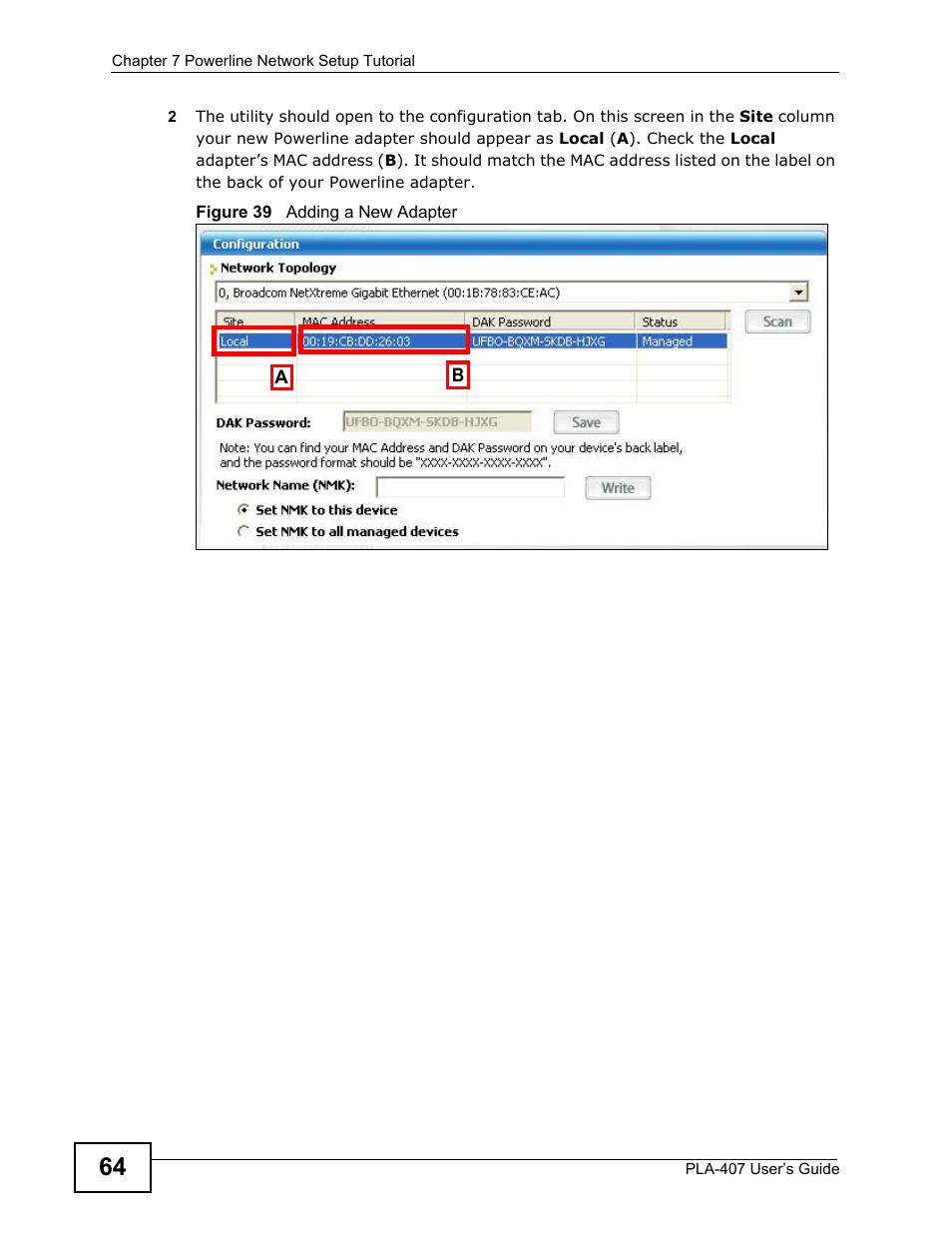 ZyXEL Communications PLA-407 User Manual | Page 64 / 94