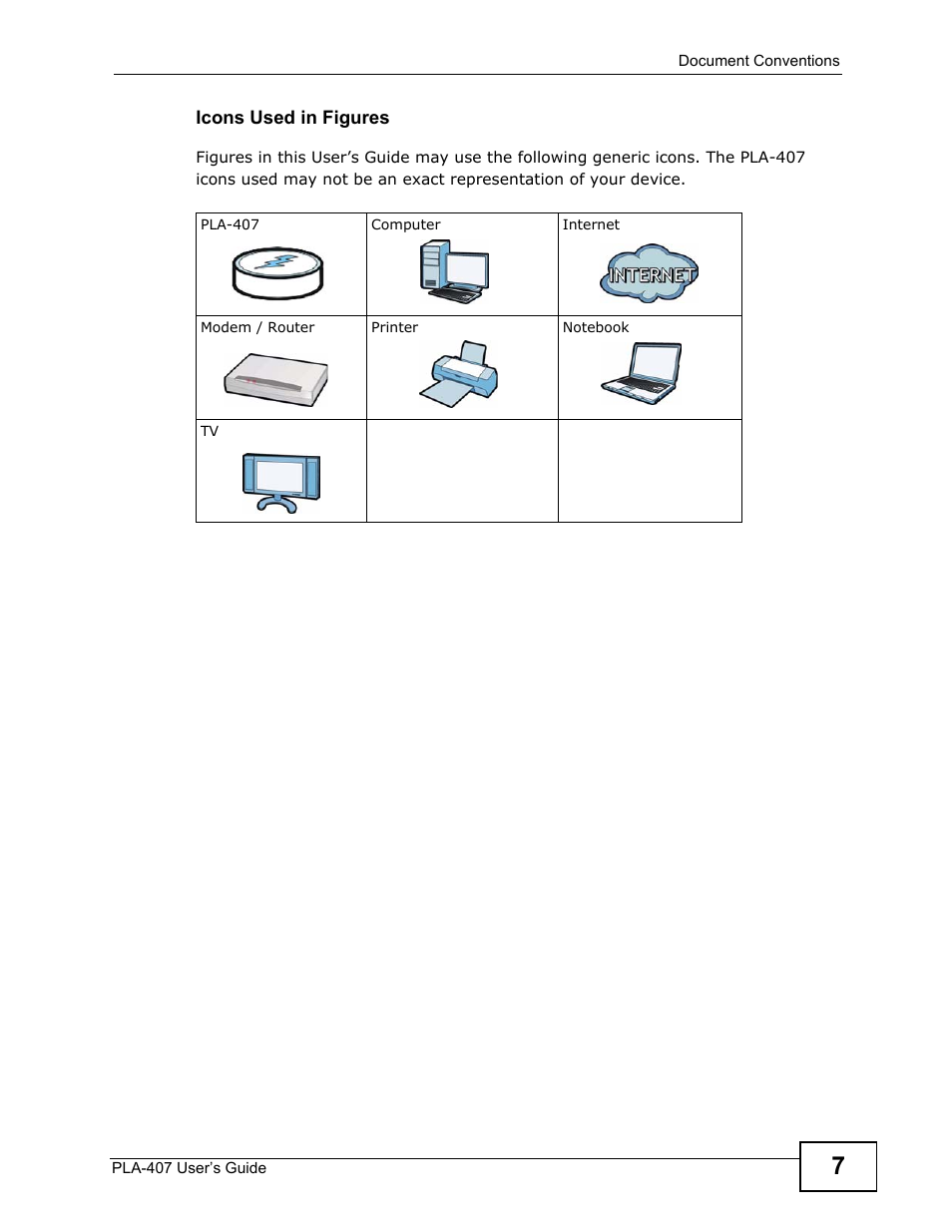 ZyXEL Communications PLA-407 User Manual | Page 7 / 94