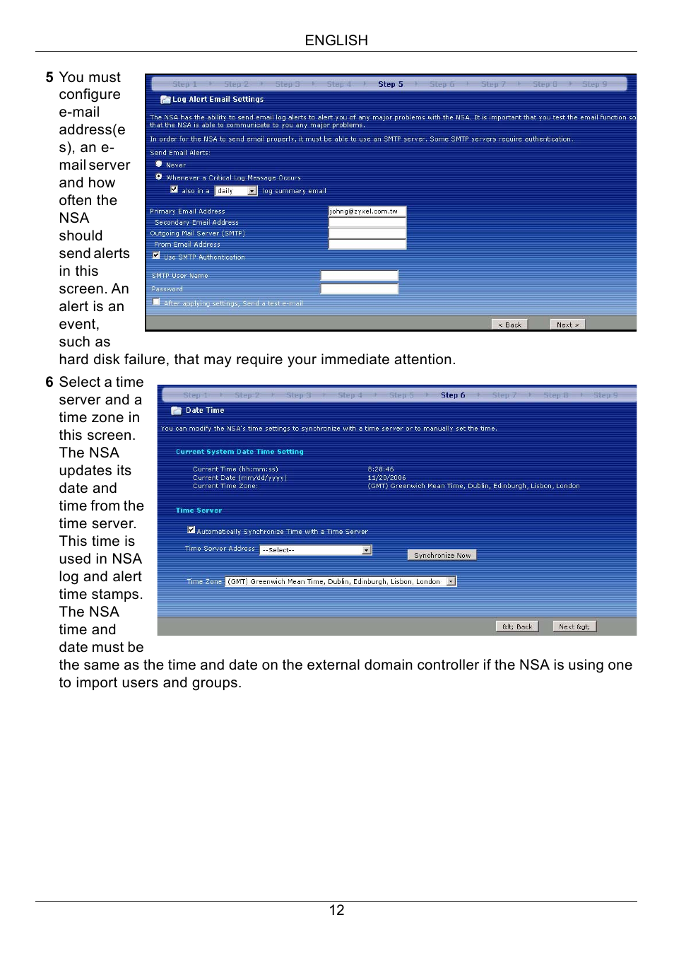 ZyXEL Communications NSA-2400 User Manual | Page 13 / 107