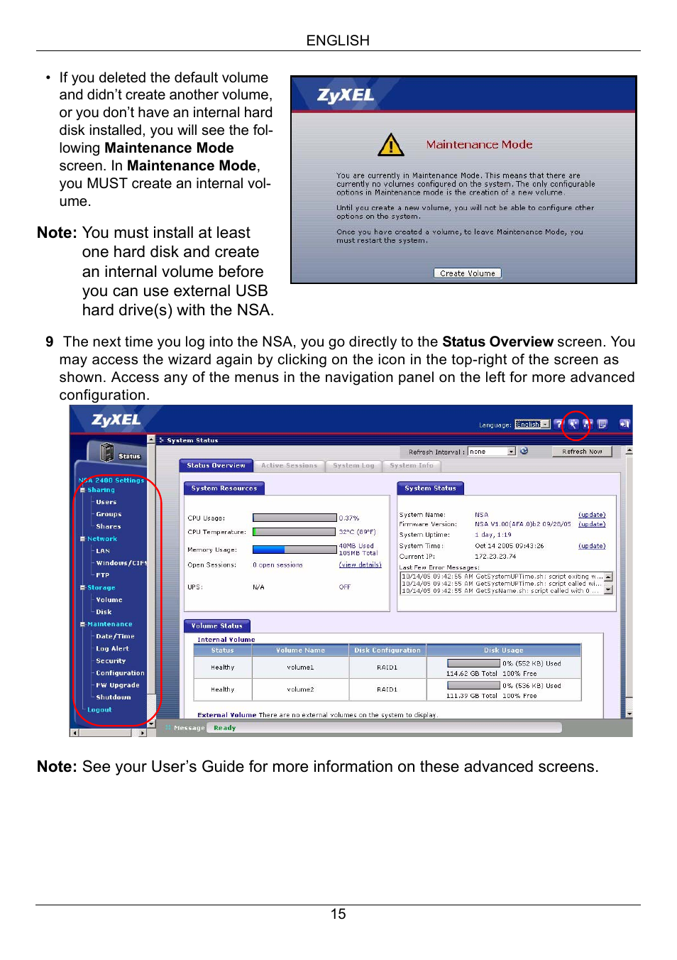 ZyXEL Communications NSA-2400 User Manual | Page 16 / 107