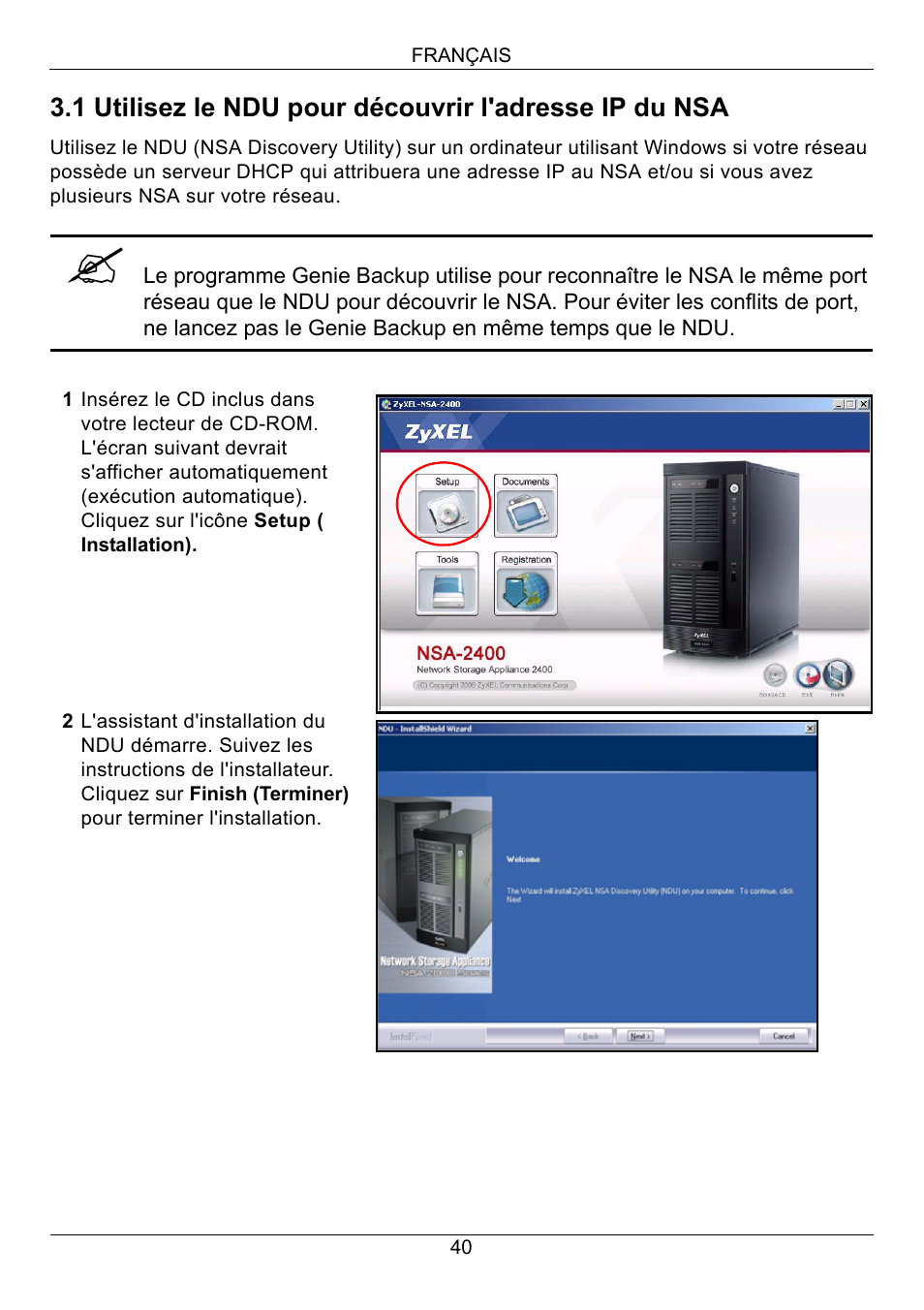 ZyXEL Communications NSA-2400 User Manual | Page 41 / 107